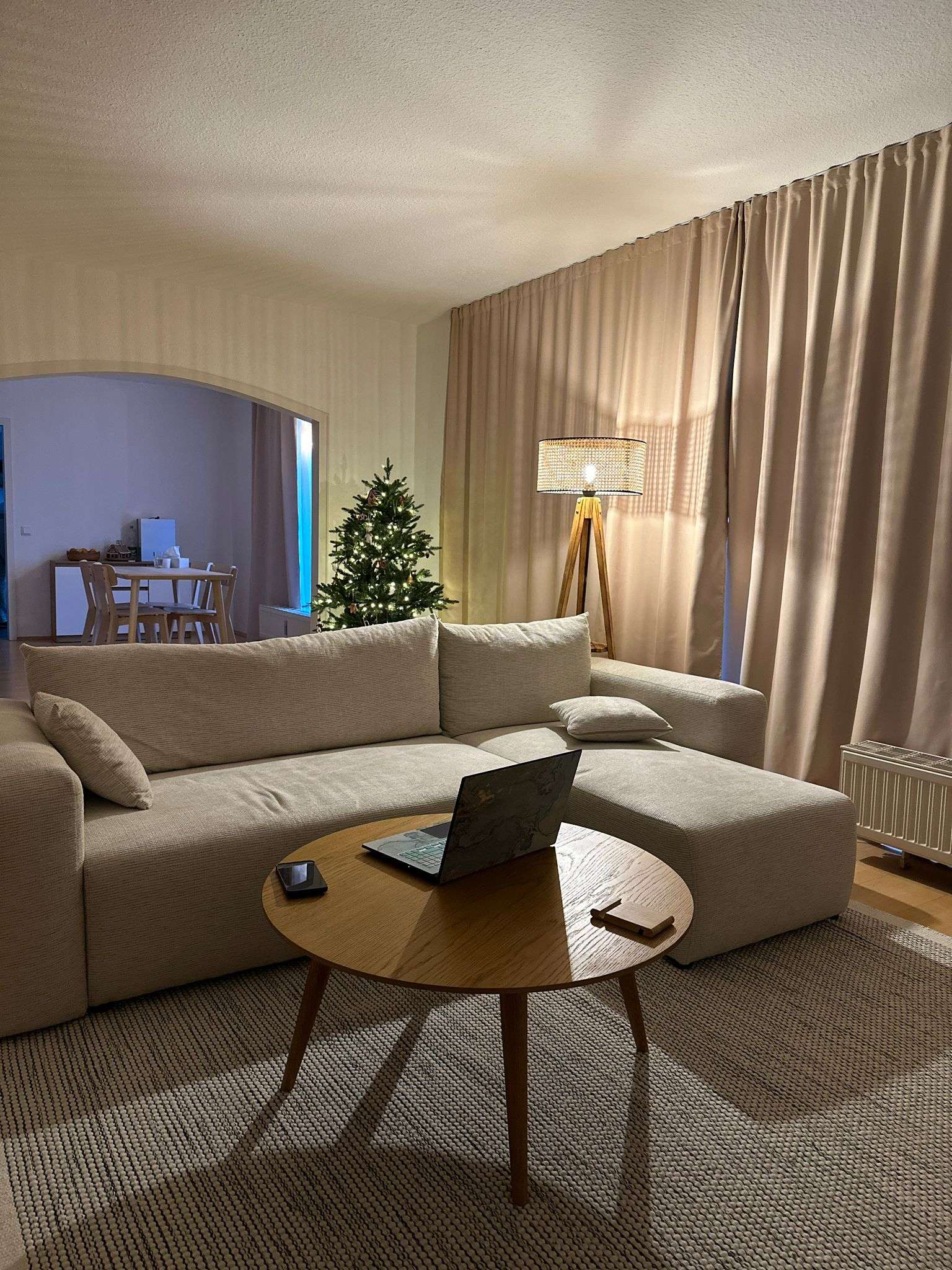 Photo of the completed bright interior