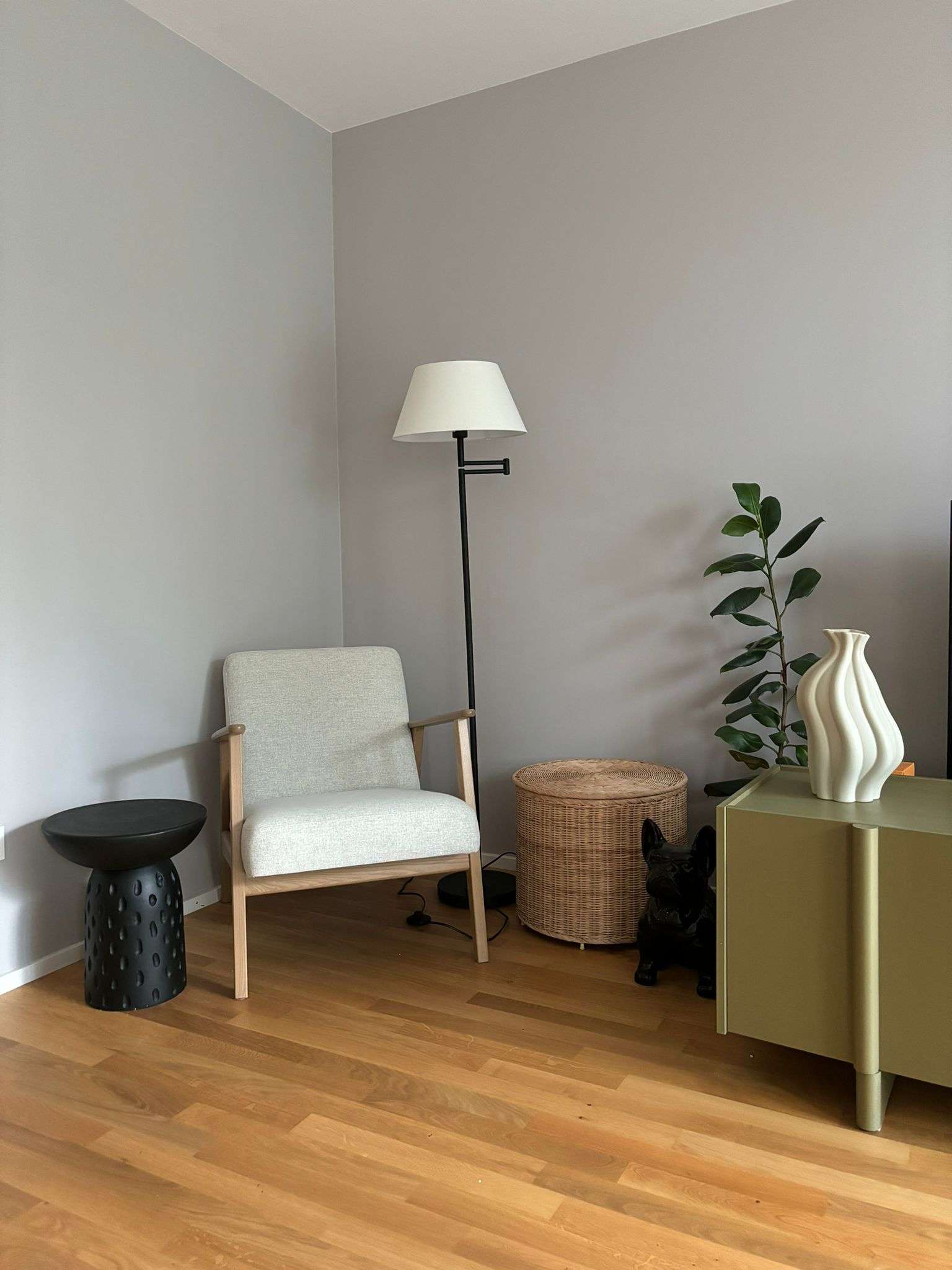 Cozy corner with an armchair