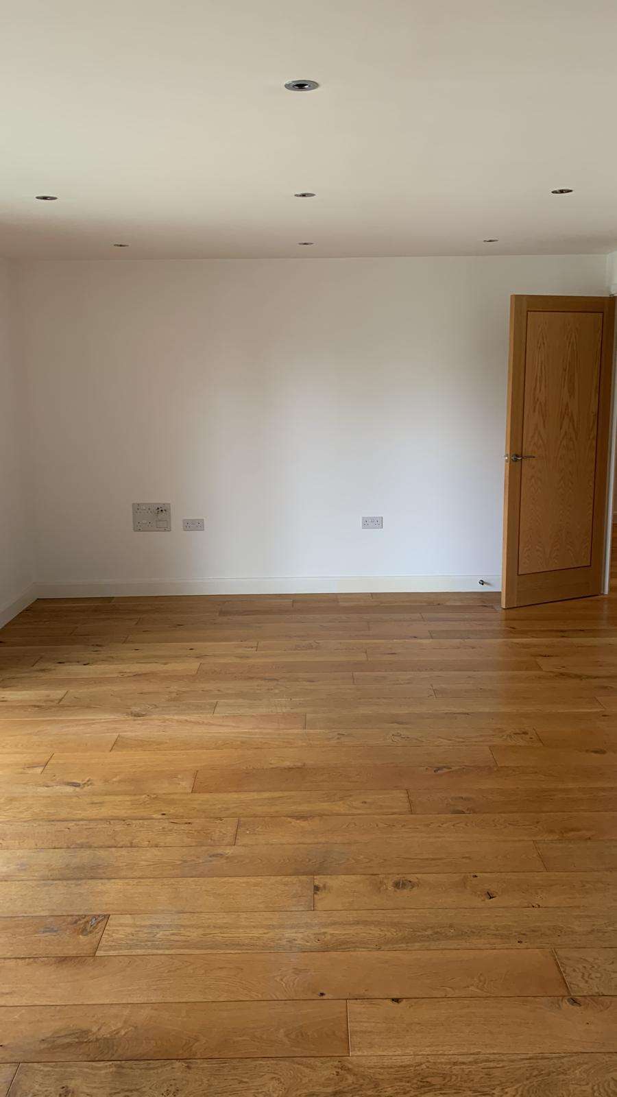 Living room interior after renovation