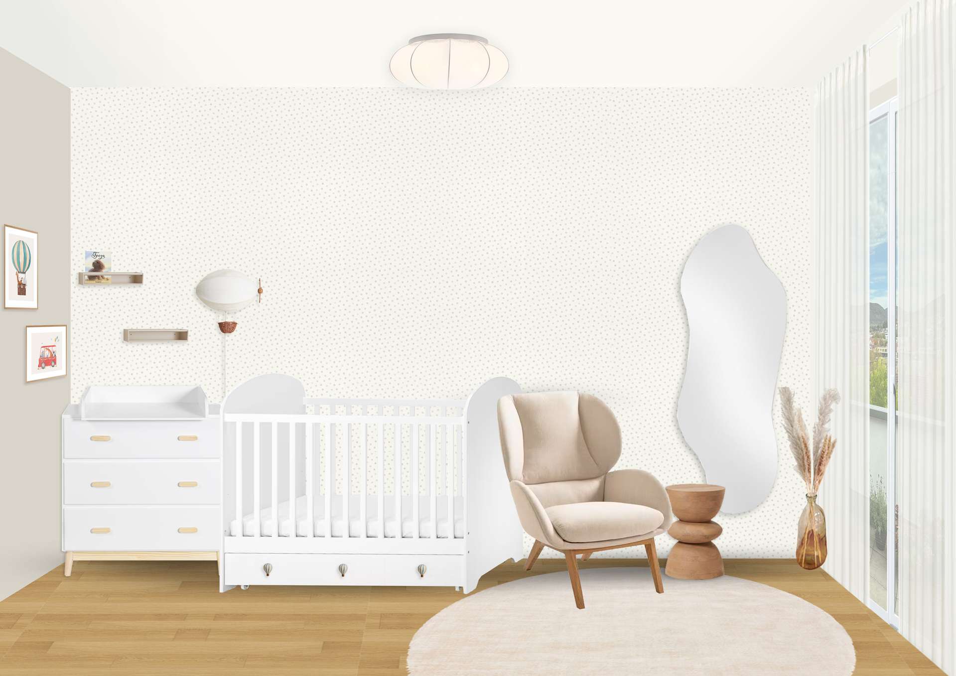 Nursery for a baby and mother in Munich